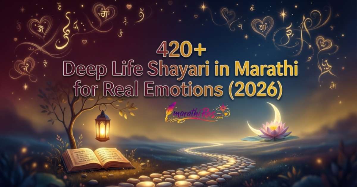 420+ Deep Life Shayari in Marathi for Real Emotions (2026)