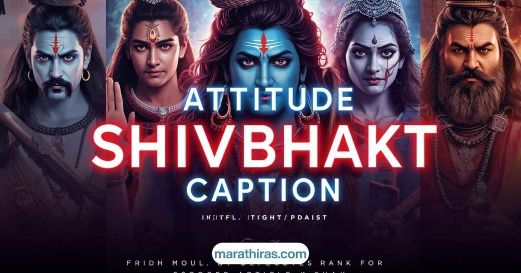 Attitude Shivbhakt Caption in Marathi