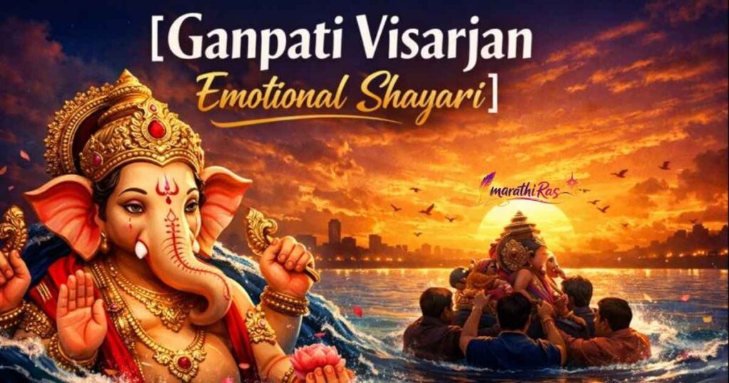 Ganpati Visarjan Emotional Shayari