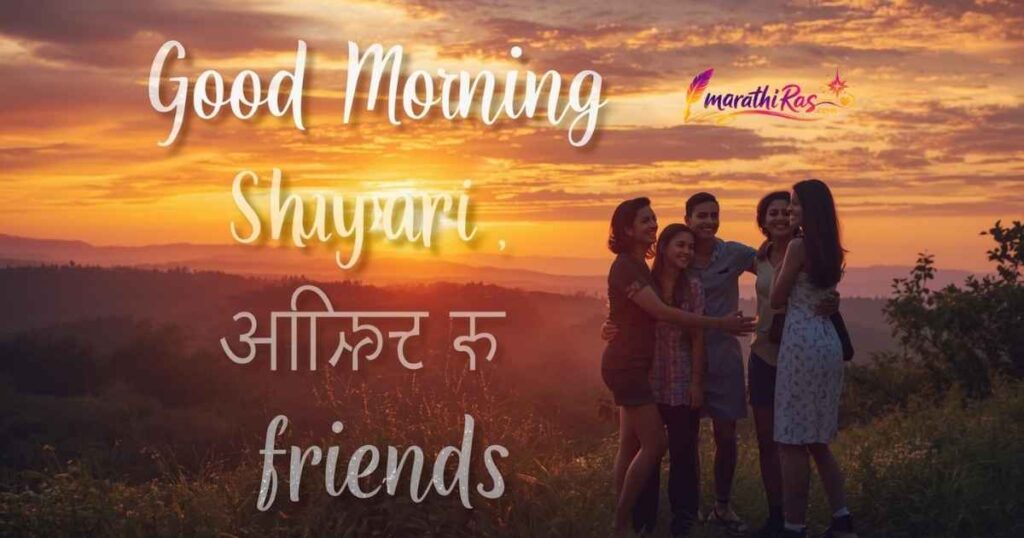 Good Morning Shayari Marathi for Friends