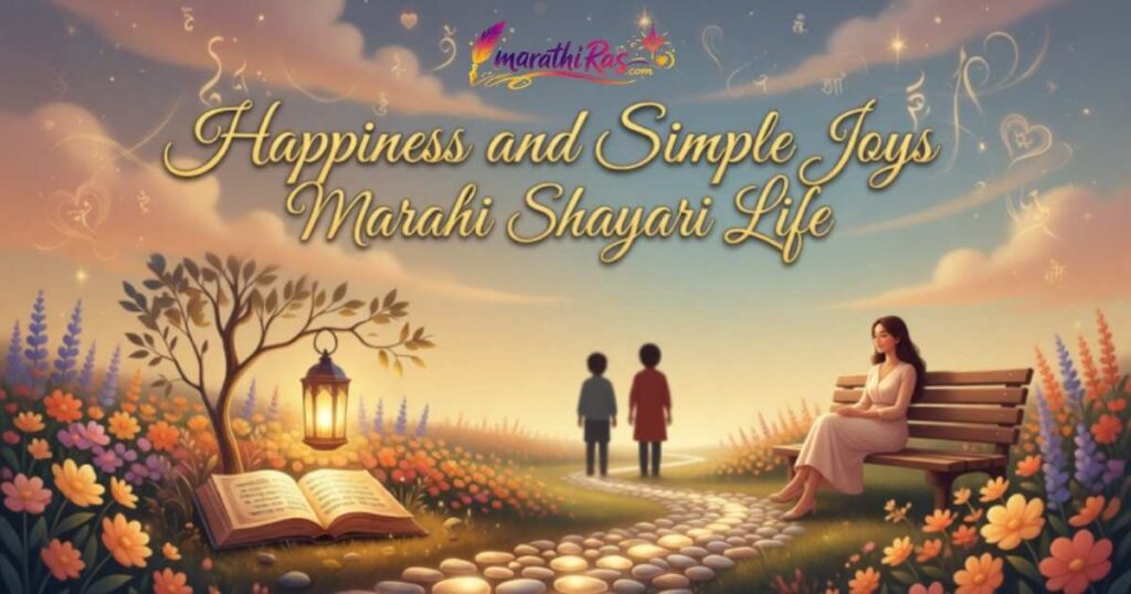 Happiness and Simple Joys Marathi Shayari Life