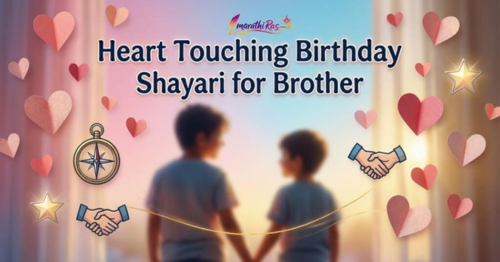 Heart Touching Birthday Shayari for Brother