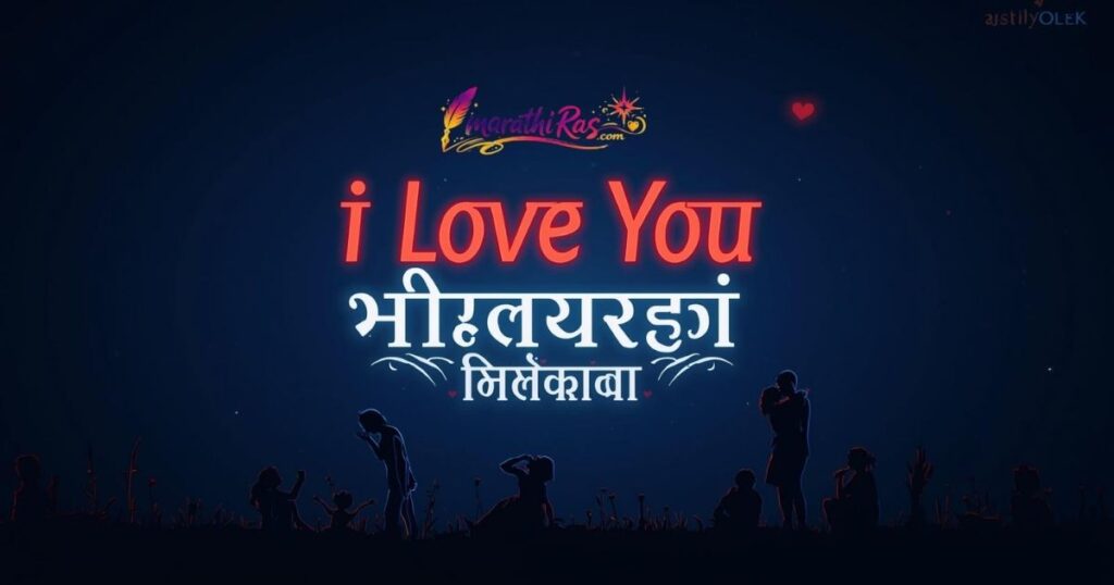 I Love You Shayari Marathi