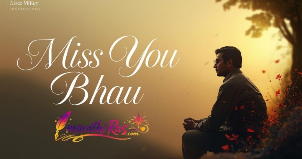 Miss You Bhau Shayari Marathi