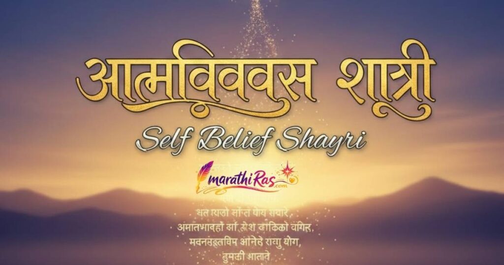 Self Belief Shayari in Marathi