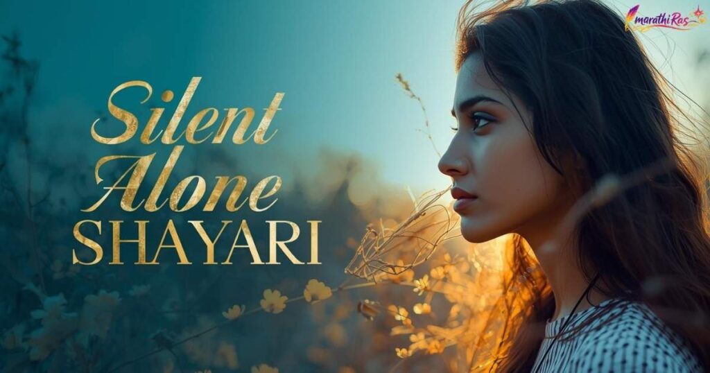 Silent Alone Shayari in Marathi