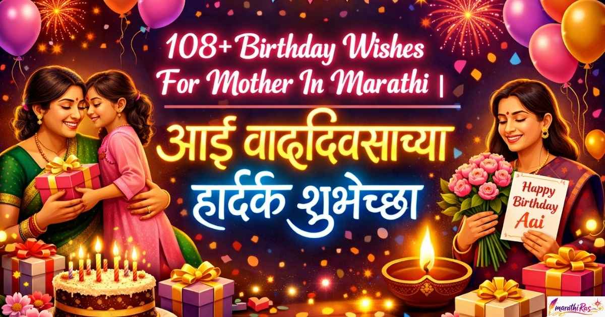 108+ Birthday Wishes For Mother In Marathi | आई वाढदिवसाच्या हार्दिक शुभेच्छा