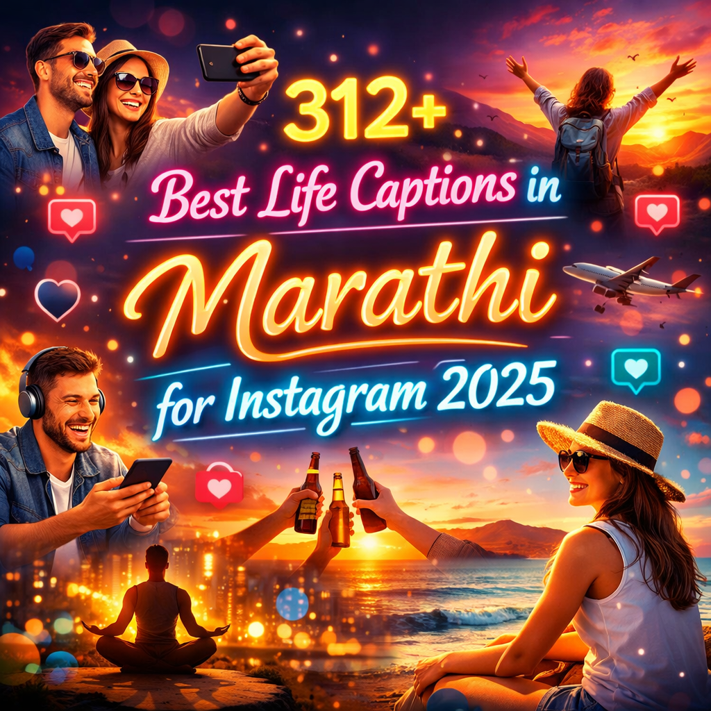 312+ Best Life Captions in Marathi for Instagram 2025