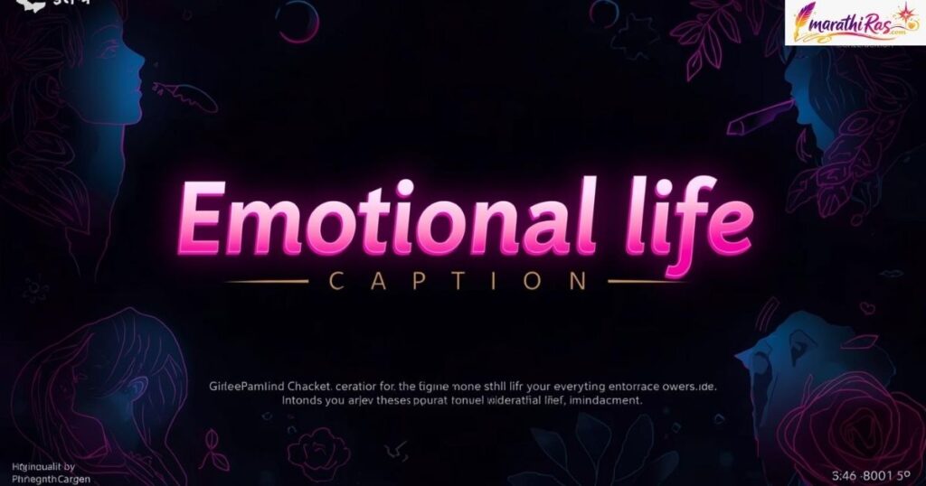 Emotional Life Caption in Marathi