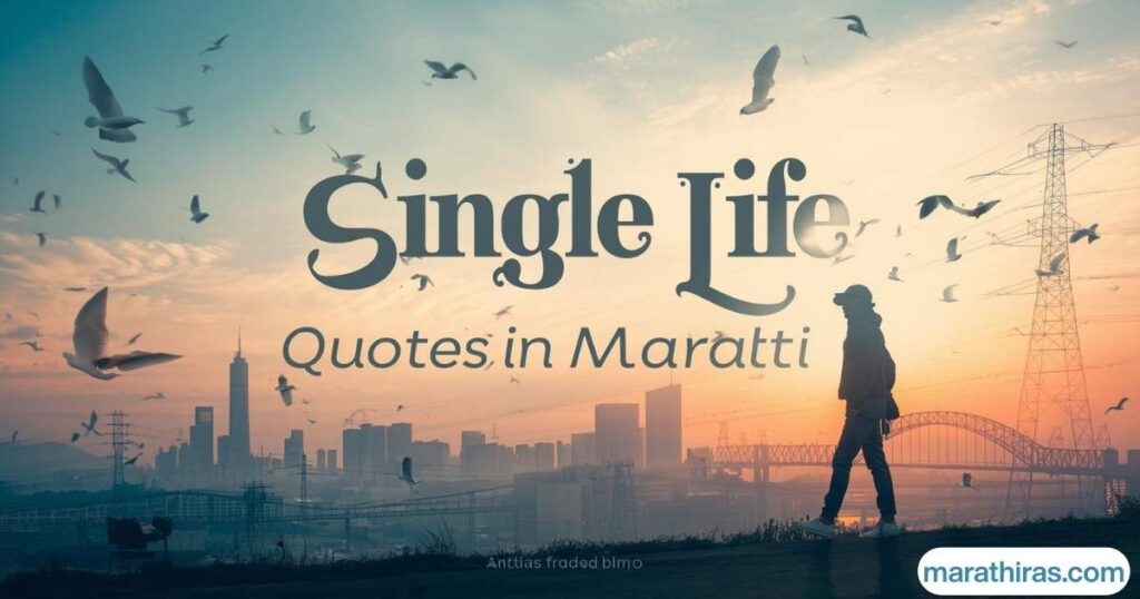 Single Life Quotes in Marathi