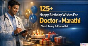 125+Happy Birthday Wishes For Doctor in Marathi |Short, Funny & Respectful