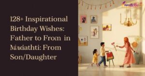 128+Inspirational Birthday Wishes for Father in Marathi From Son/Daughter