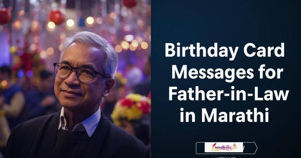Birthday Card Messages for Father-in-Law in Marathi