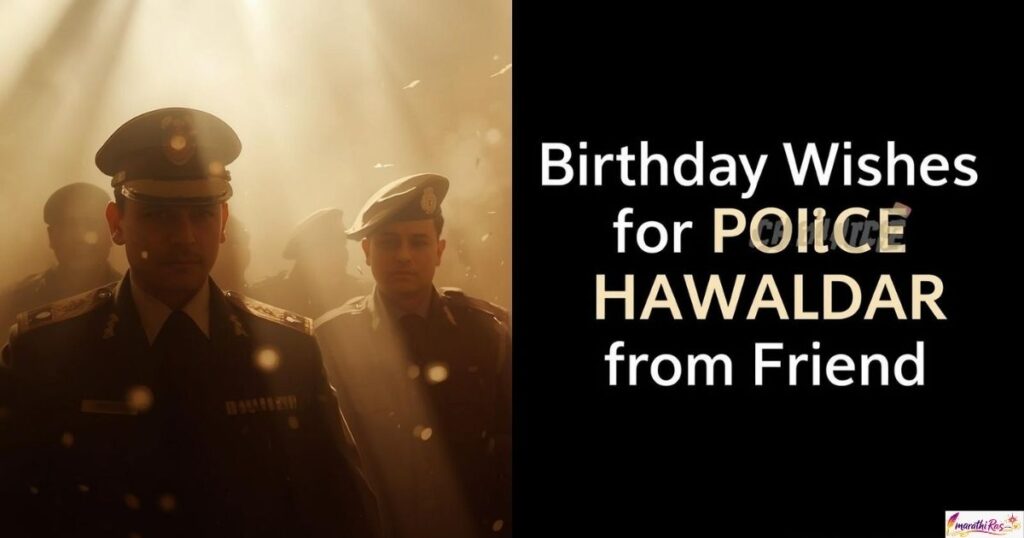 Birthday Wishes for Police Hawaldar from Friend