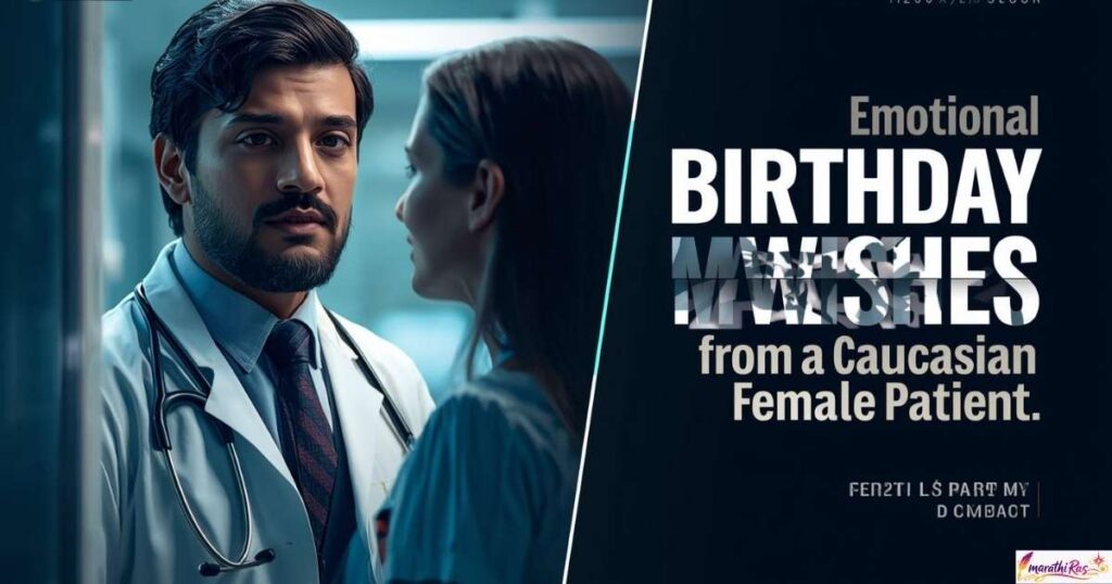 Emotional Birthday Wishes for Doctor in Marathi from a Patient