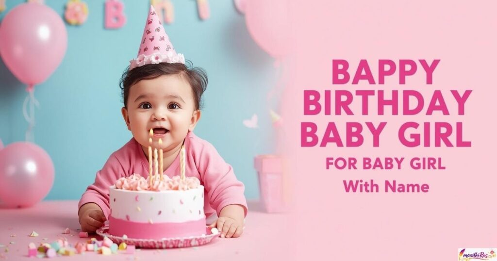 Funny Birthday Messages for Baby Girl in Marathi (with name)
