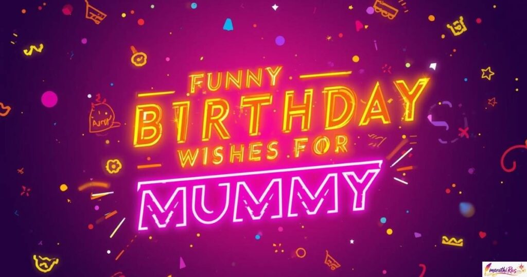Funny Birthday Wishes for Mummy in Marathi text