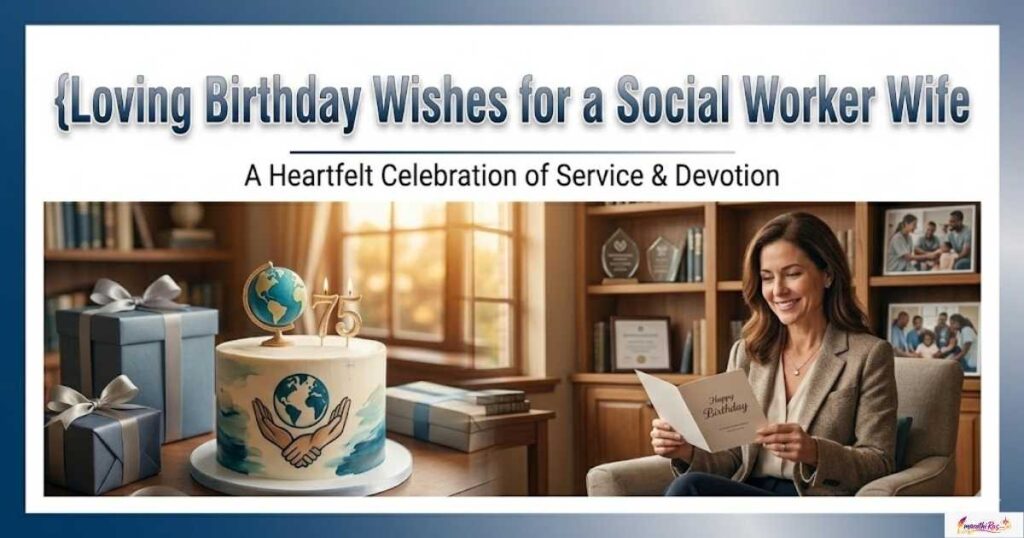 Loving Birthday Wishes for a Social Worker Wife