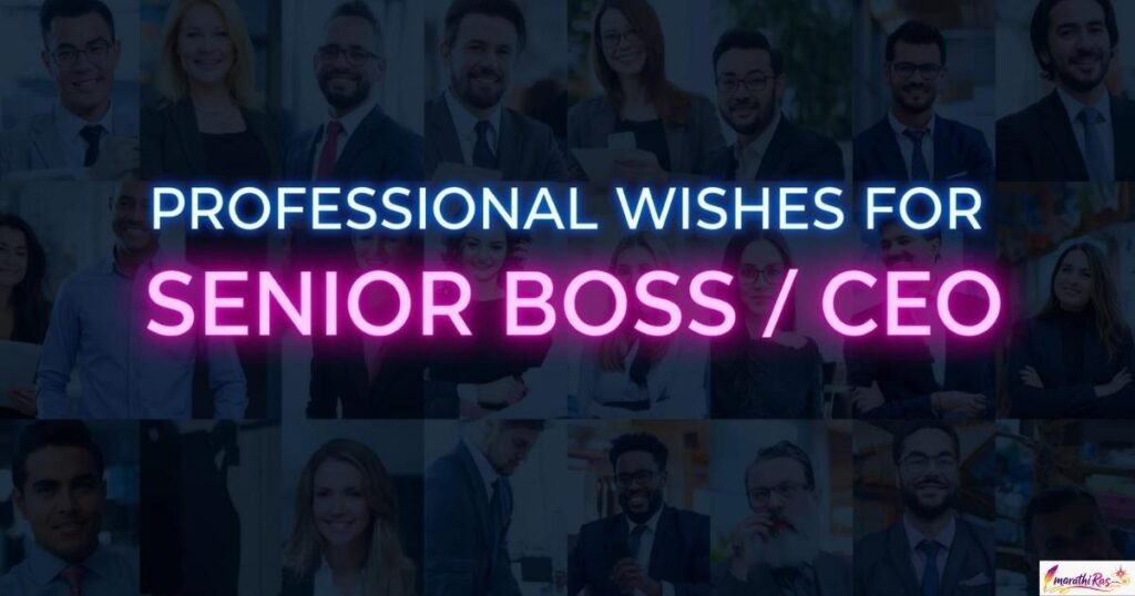 Professional Wishes for Senior Boss / CEO