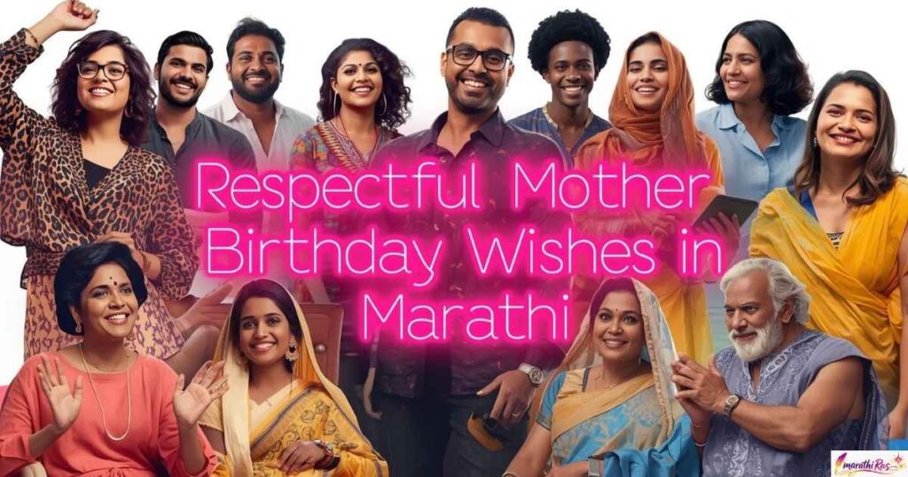 Respectful Mother Birthday Wishes in Marathi