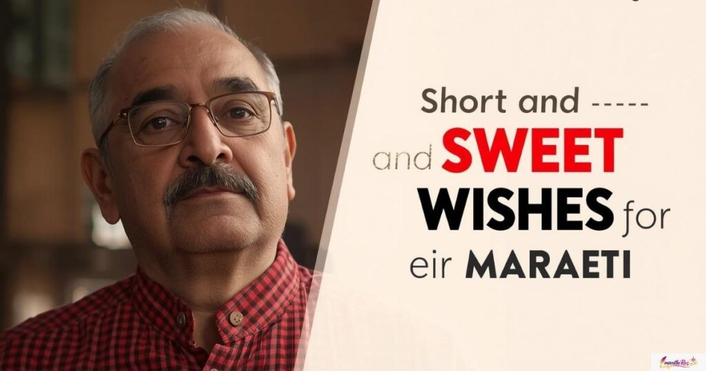 Short and Sweet Birthday Wishes for Nana Ji in Marathi