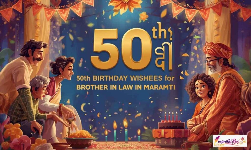 50th Birthday Wishes for Brother in Law in Marathi