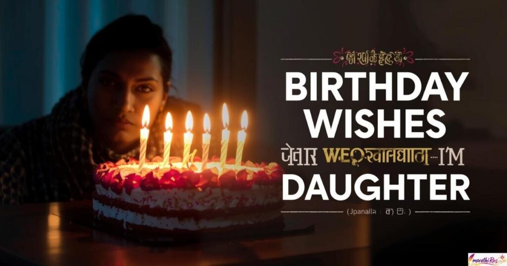 Best Birthday Wishes for Mother in Marathi from Daughter