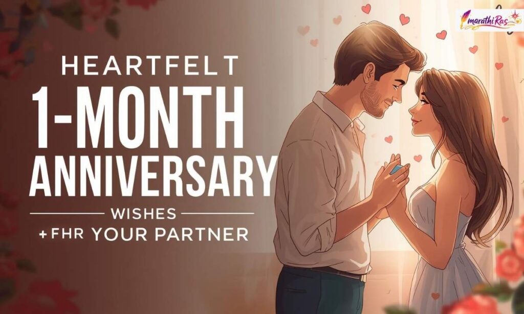 Heartfelt 1-Month Anniversary Wishes for Your Partner