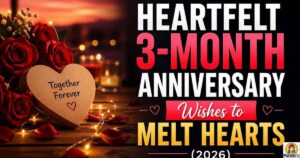 Heartfelt 3-Month Anniversary Wishes to Melt Hearts (2026)