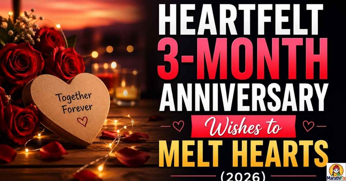 Heartfelt 3-Month Anniversary Wishes to Melt Hearts (2026)