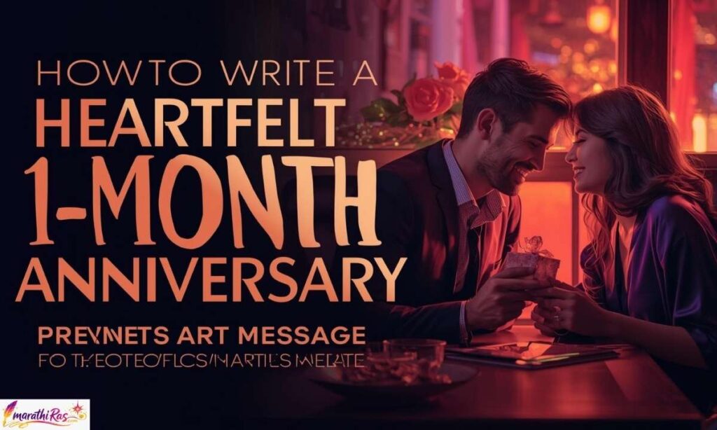How to Write a Heartfelt 1-Month Anniversary Message