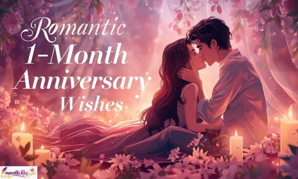 Romantic 1-Month Anniversary Wishes for Her