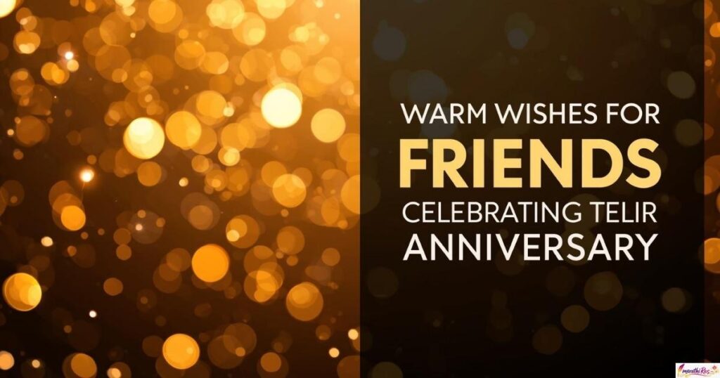 Warm Wishes for Friends Celebrating Their Anniversary