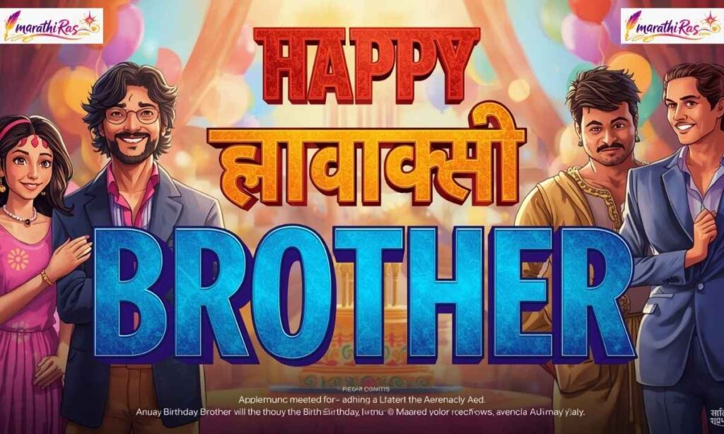 भावाला वाढदिवसाच्या शुभेच्छा मराठीत