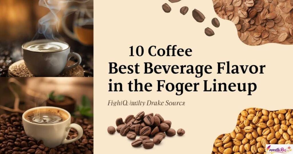 10. Coffee Best Beverage Flavor in the Foger Lineup