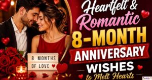 Heartfelt & Romantic 8-Month Anniversary Wishes to Melt Hearts 2026