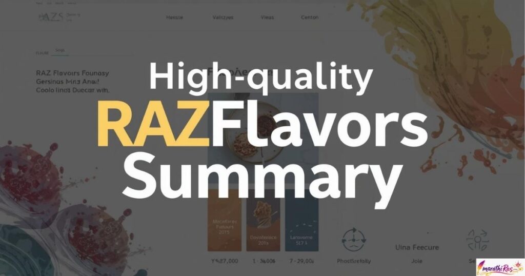 RAZ Vape Flavors Summary