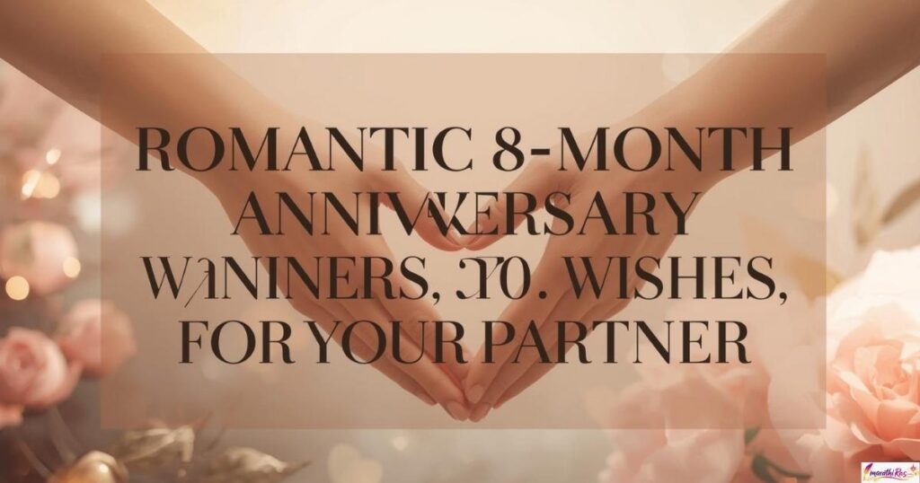 Romantic 8-Month Anniversary Wishes for Your Partner